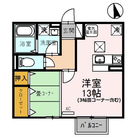 【ウエストアヴェニューの間取り】