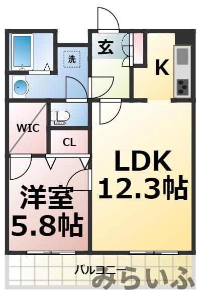 向陽町レジデンスの間取り