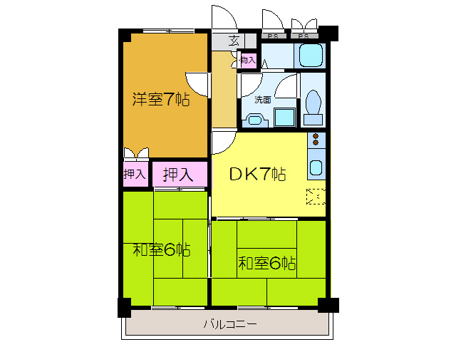 ファミールMatsumotoの間取り