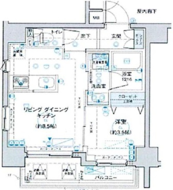 リヴァプール東池袋の間取り