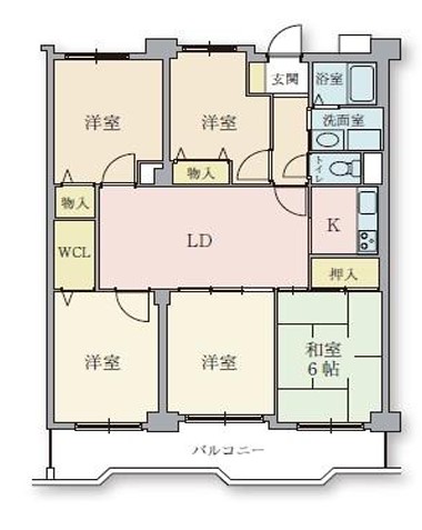 シェモア平野の間取り