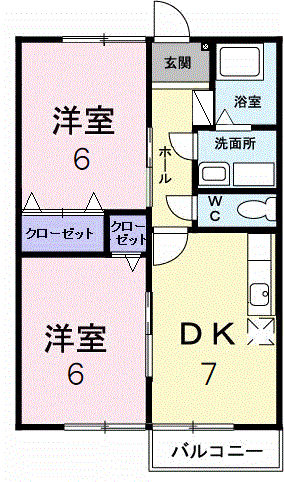 パークハイツＴＨ　IIの間取り