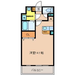 宇都宮市野沢町のマンションの間取り