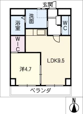 メゾン　オットの間取り