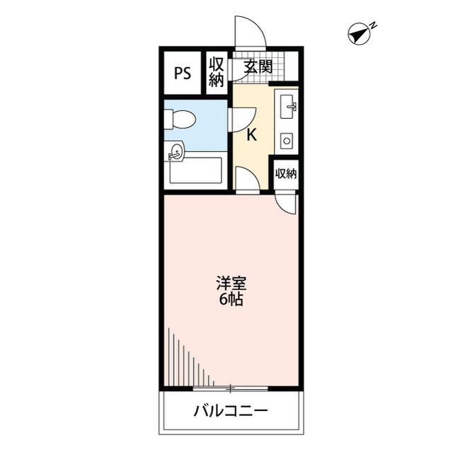 横浜市港北区高田東のマンションの間取り