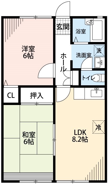 ルミエールＢの間取り