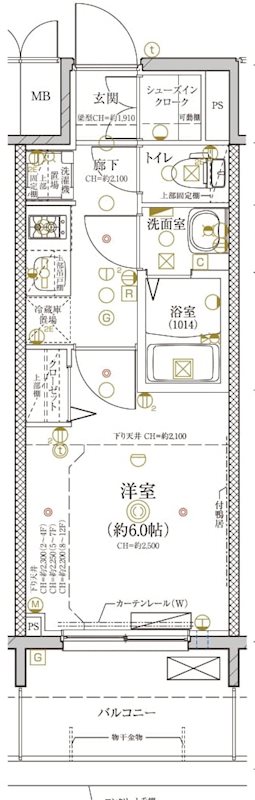 ディアレイシャス金山の間取り