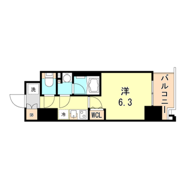 ファーストフィオーレ神戸湊町の間取り
