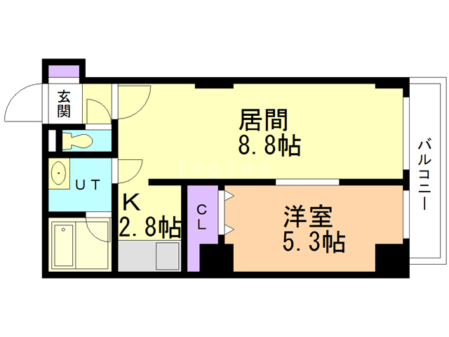 エステラ南３条館Ａの間取り