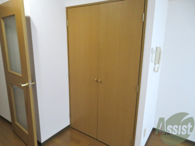 収納　ここに収納があります。収納があると部屋が広く使えます。