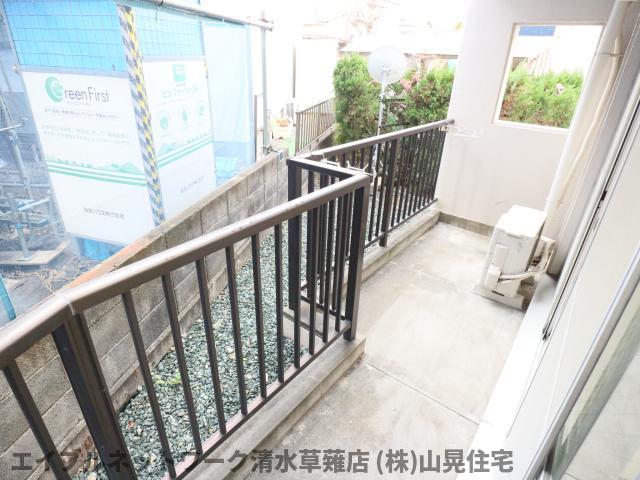 バルコニー　広々としたバルコニーです