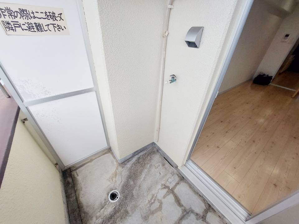 洗面設備　洗濯機置場