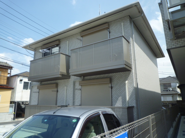 建物外観　パナホーム施工、管理　　ワイド設計1K