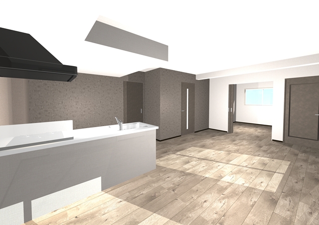 キッチン　※パース画像です