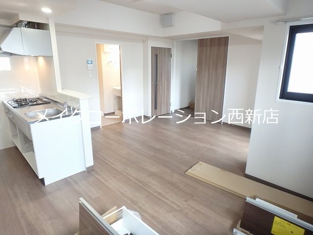 居室・リビング　※工事中の写真