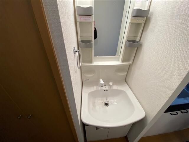 洗面設備　■収納＆鏡付き独立洗面台♪