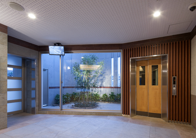 ロビー　高級感しかありません。エレベーターホール。