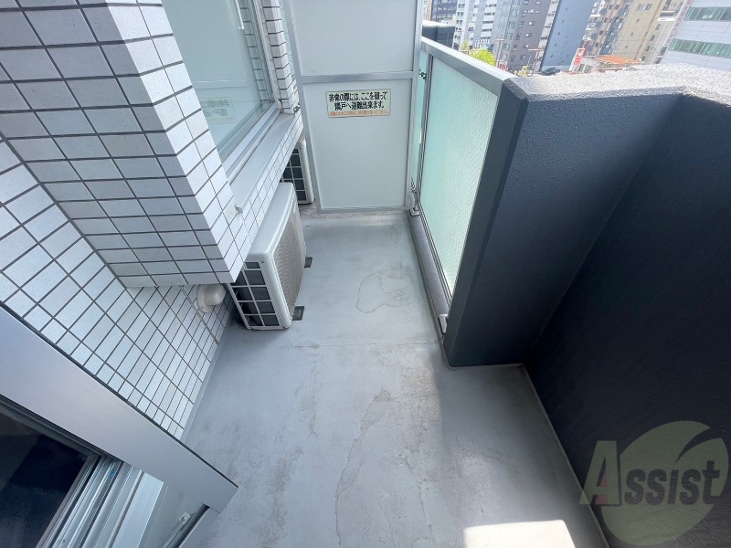 バルコニー　バルコニーです。洗濯物を干したり一息ついたりできますね！