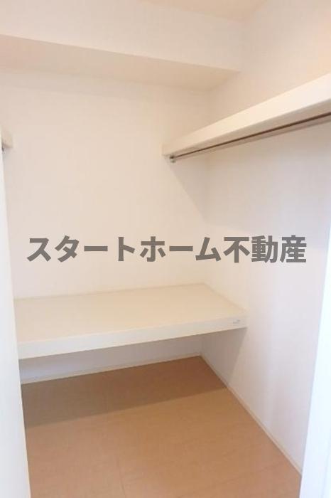 収納　たっぷりとした収納スペースです