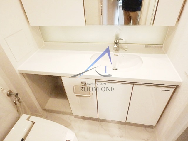 洗面設備　洗面台です。