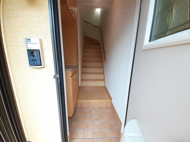 玄関　明るい玄関です