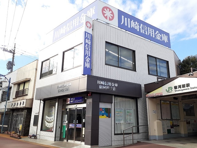 銀行　川崎信用金庫宿河原店（銀行）まで400m