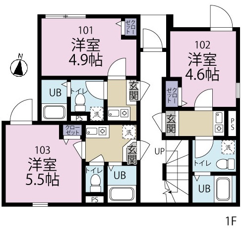 GrandirMaison小岩の間取り写真
