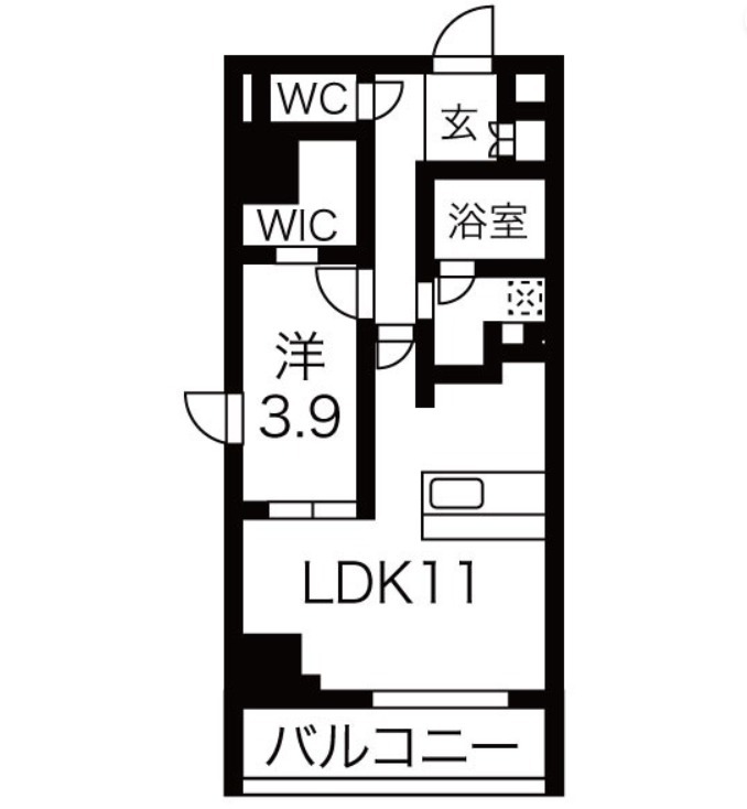 東京メトロ日比谷線 築地駅 徒歩7分 10階建 築4年の間取り写真