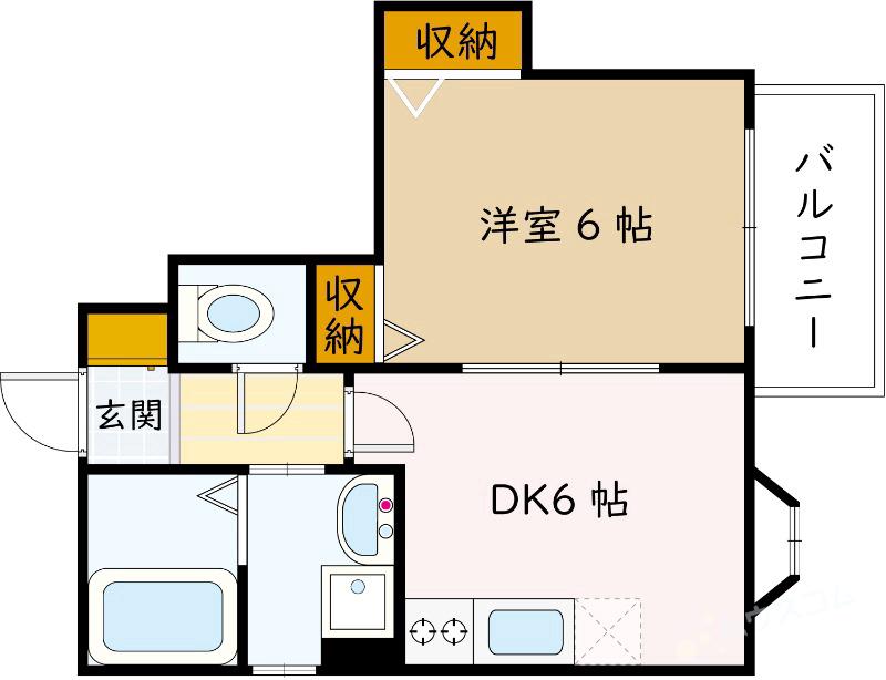阪急宝塚線 庄内駅 徒歩8分 3階建 築22年の間取り写真
