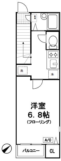 Cazn東中野の間取り写真
