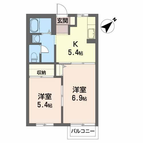バリュージュF・Tの間取り写真
