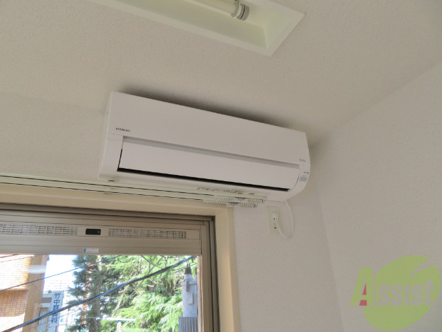 その他設備　エアコンが設置されていて、夏も快適ですね。