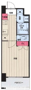 No.102 MARINA GATE IIの間取り写真