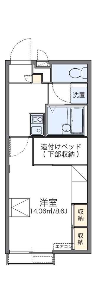 レオパレス辻九第三の間取り写真