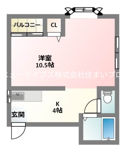 アビタシオン大島の間取り写真