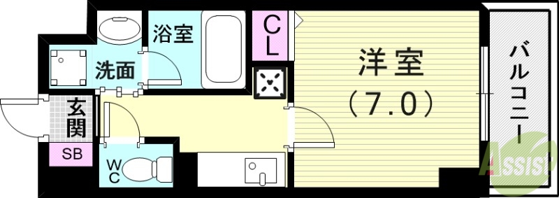 Le Lien Itayadoの間取り写真