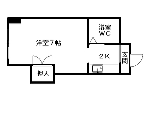 クィーン南５条の間取り