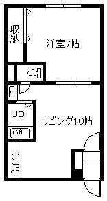 エステート花月の間取り