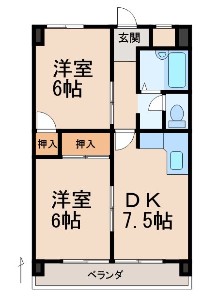 グリーンヒル金池の間取り