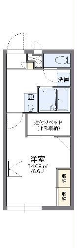 富士宮市舞々木町のアパートの間取り