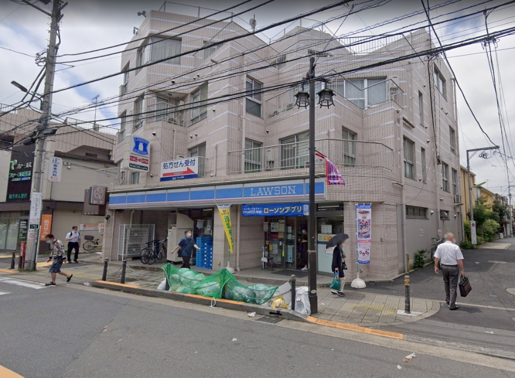 コンビニ　ローソン 八幡山三丁目店（コンビニ）まで1354m