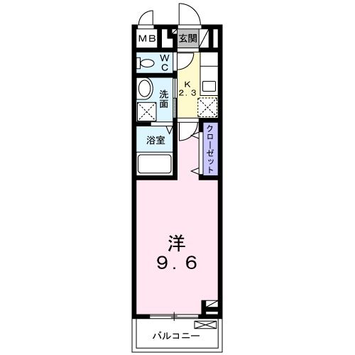 シャルモン　深野ｅａｓｔの間取り