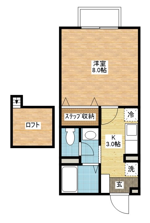 セジュール馬場の間取り