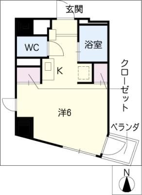 サンパーク上前津の間取り