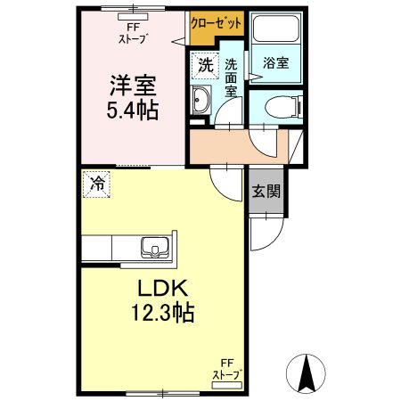 メイテルハイム平岸の間取り