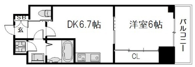 グランエターナ京都の間取り