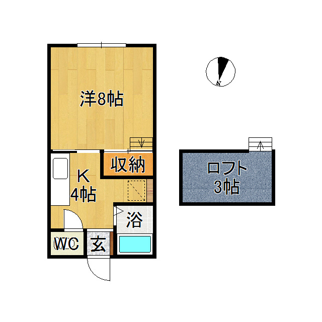 メゾンフォレー城東の間取り