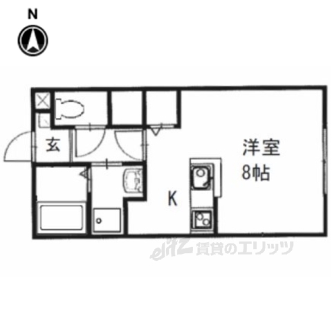 生駒郡安堵町大字笠目のアパートの間取り