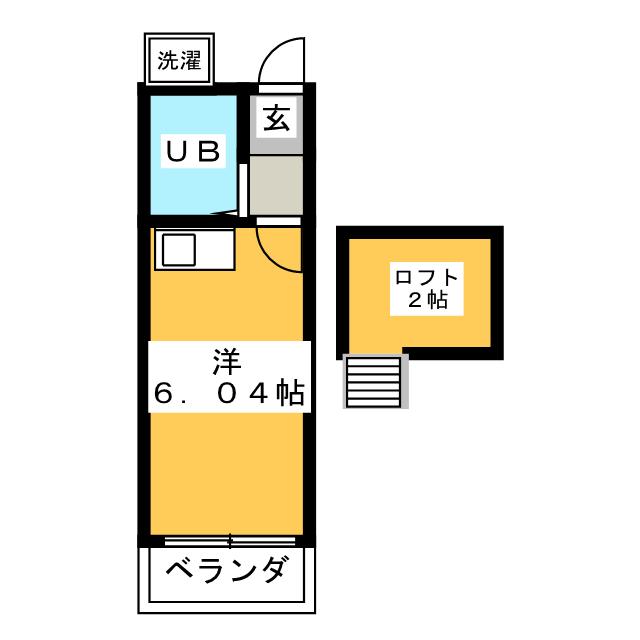 エステート西川口の間取り