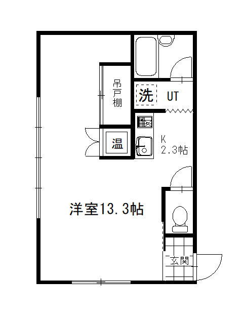 ワイズ住吉の間取り